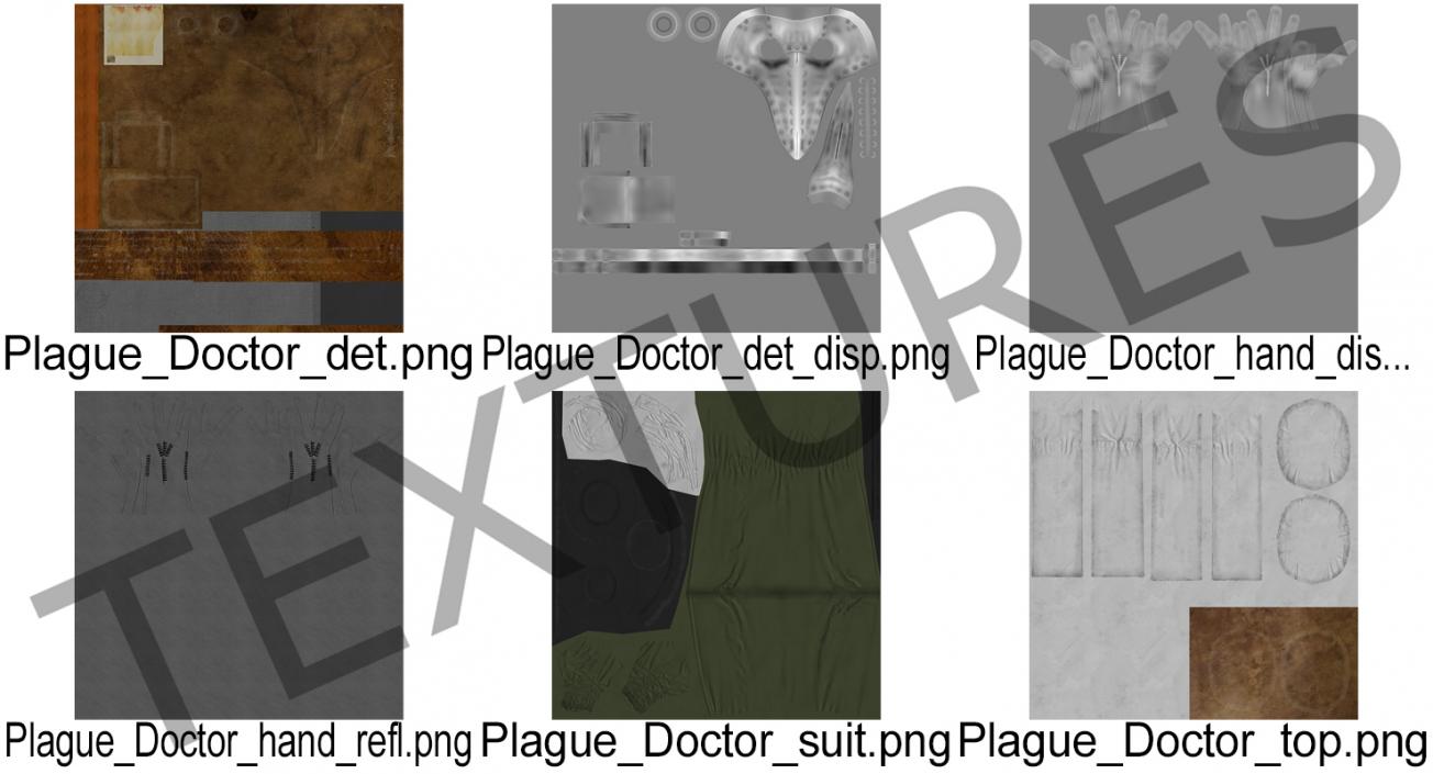 3D Plague Doctor Costume
