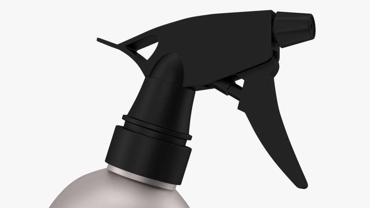 3D Black Trigger Sprayer Bottle model