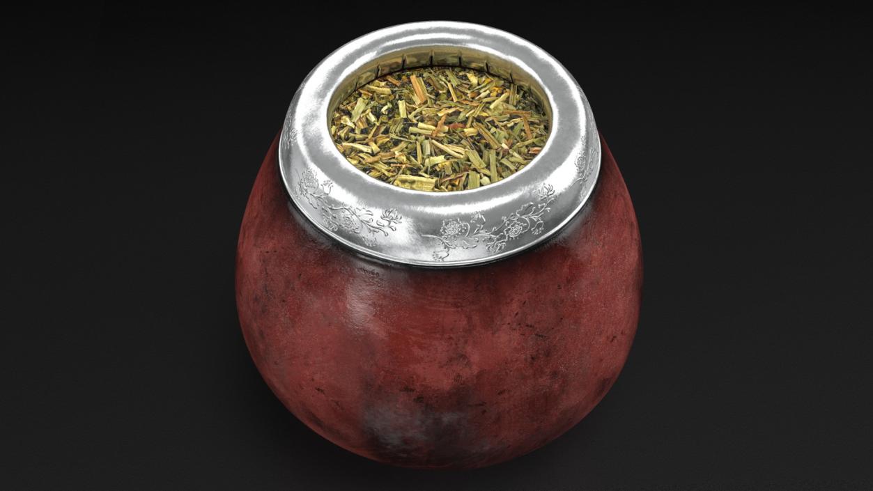 Yerba Calabaza with Mate 3D model