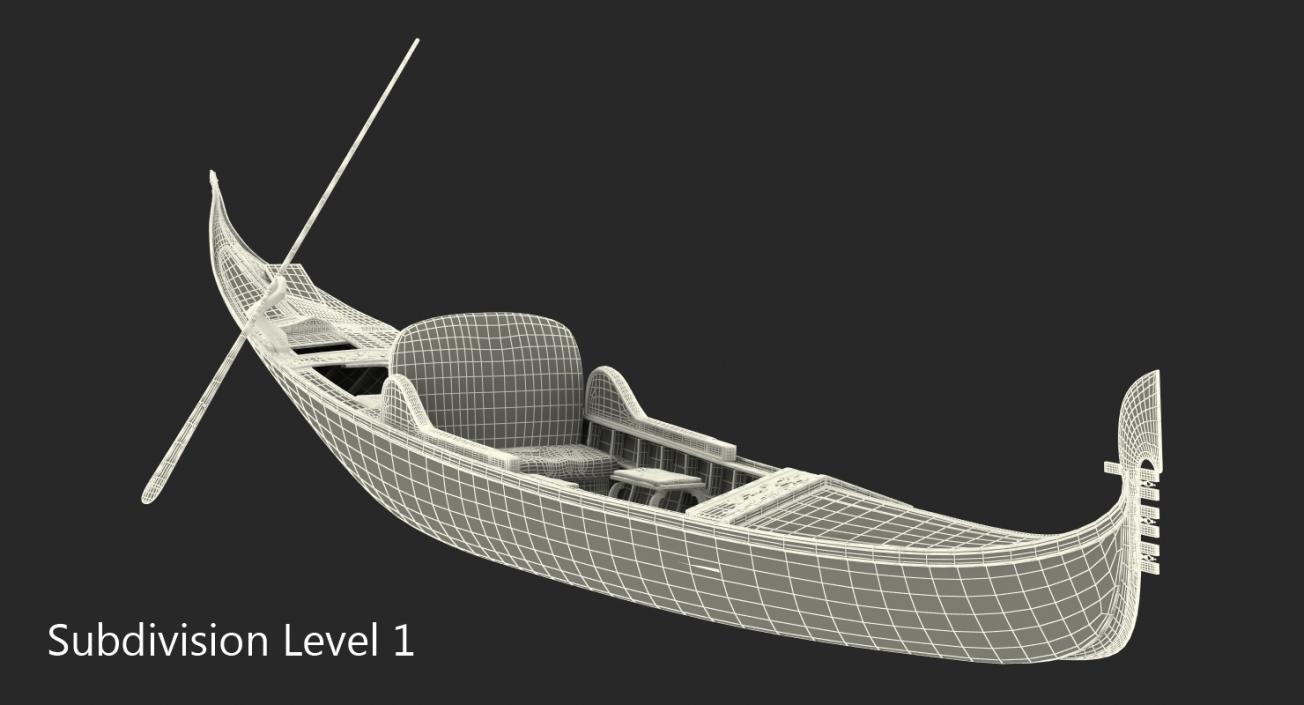 Gondola Boat 3D