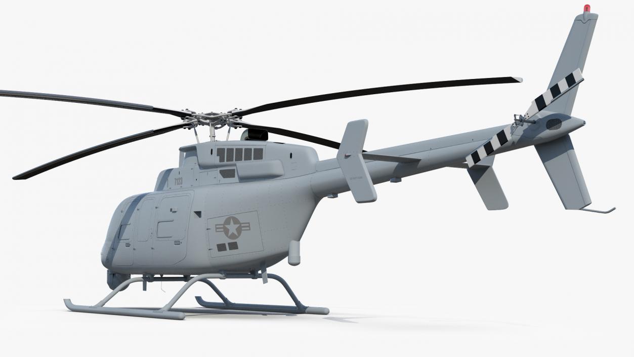 3D model Northrop Grumman MQ-8C Fire Scout Unmanned Helicopter Rigged