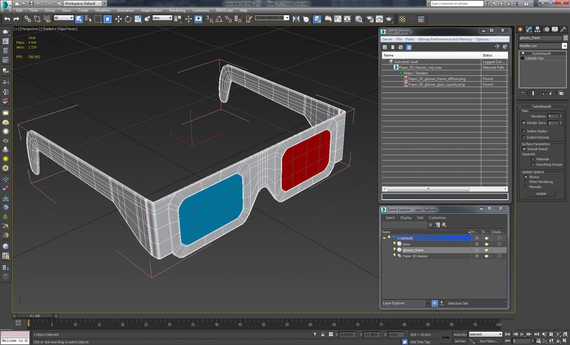 3D Paper 3D Glasses