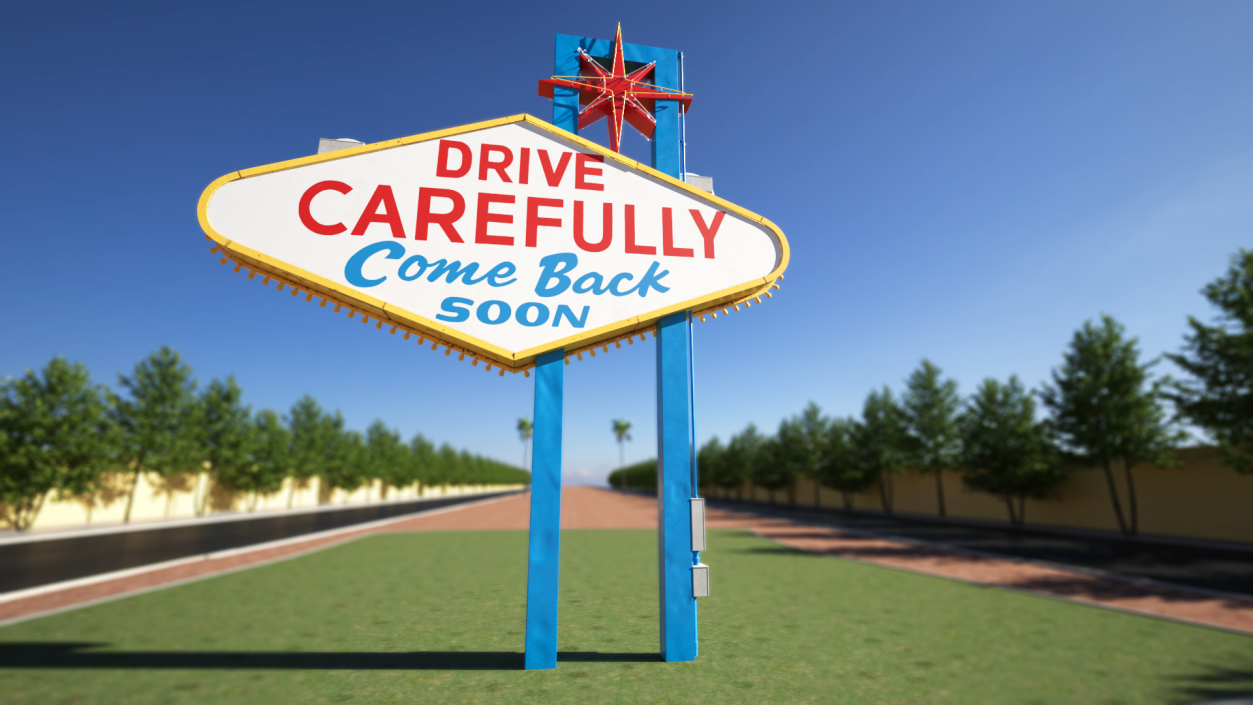 Welcome to Fabulous Las Vegas Sign 3D model