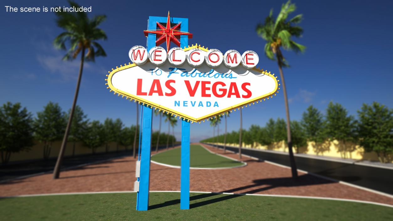 Welcome to Fabulous Las Vegas Sign 3D model