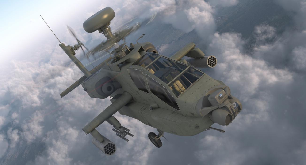 3D Rigged US Military Helicopters Collection