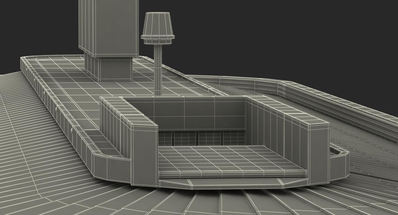 3D Airport Conveyor Belt