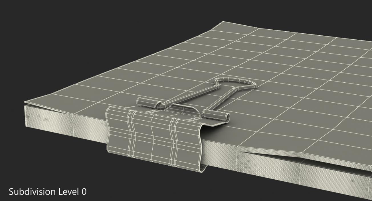 3D Binder Clip A5 Sheets