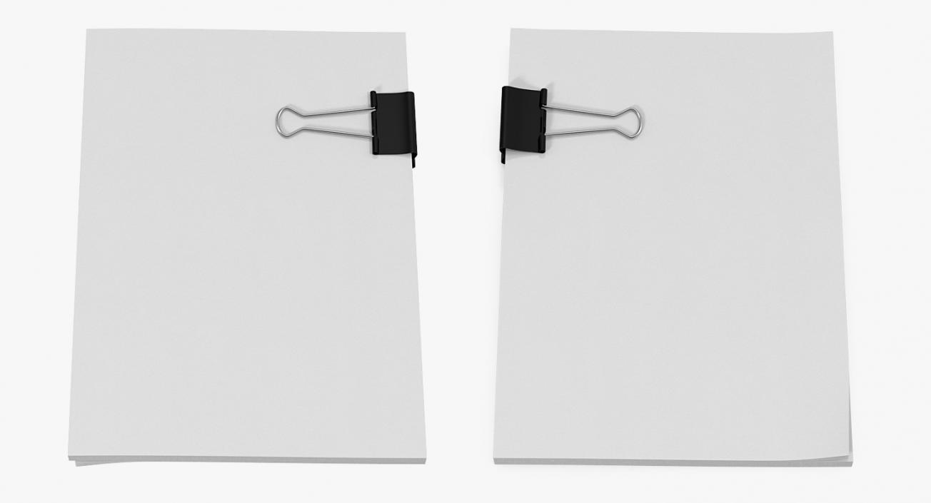 3D Binder Clip A5 Sheets