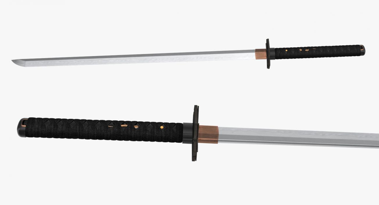 3D Ninjato Single Edge Japan Sword
