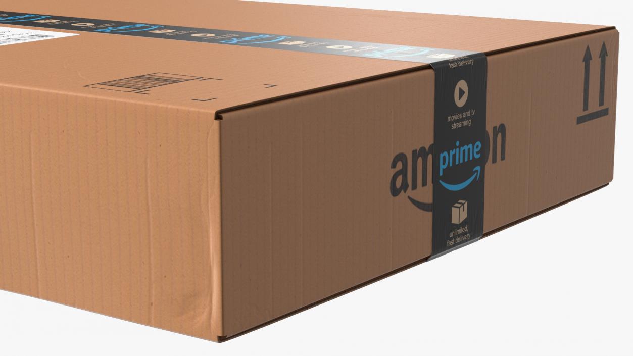 Amazon Parcels Box 53x45x12 3D