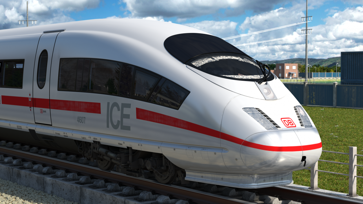3D model Ice Train Simple Interior