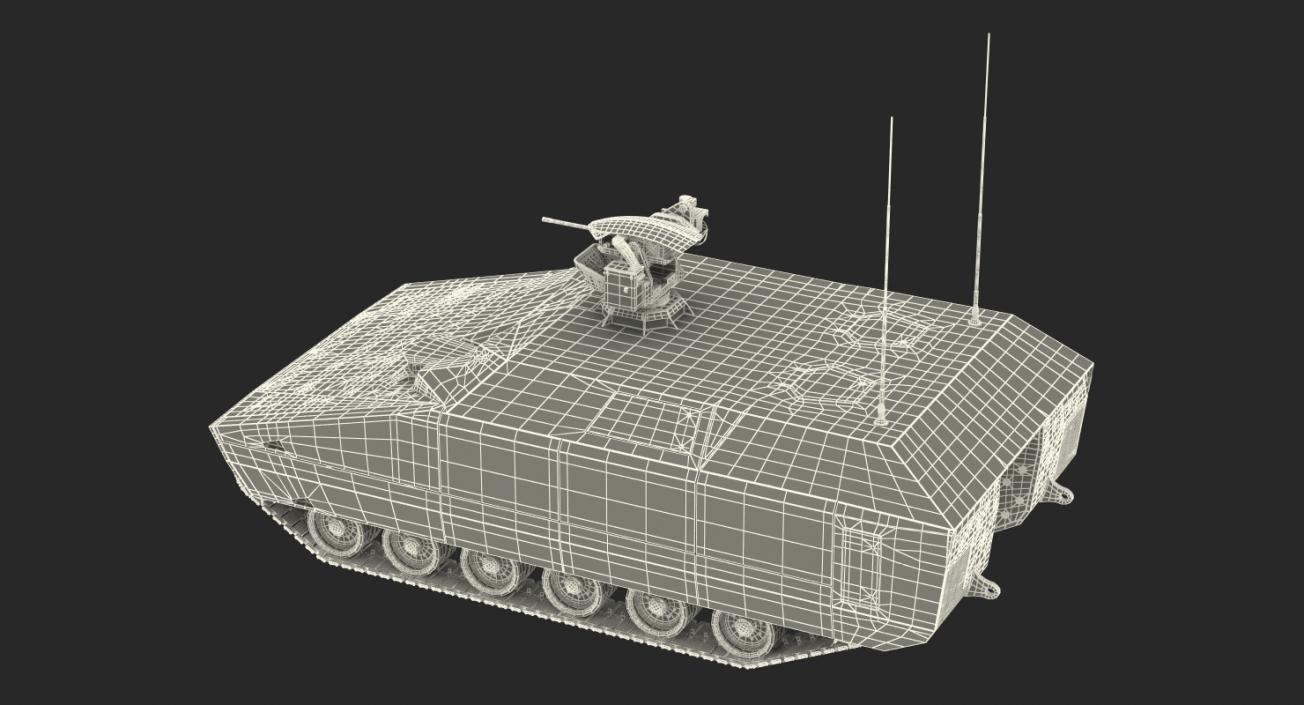 3D NextGen IFV with Remotely Controlled Machine Gun model