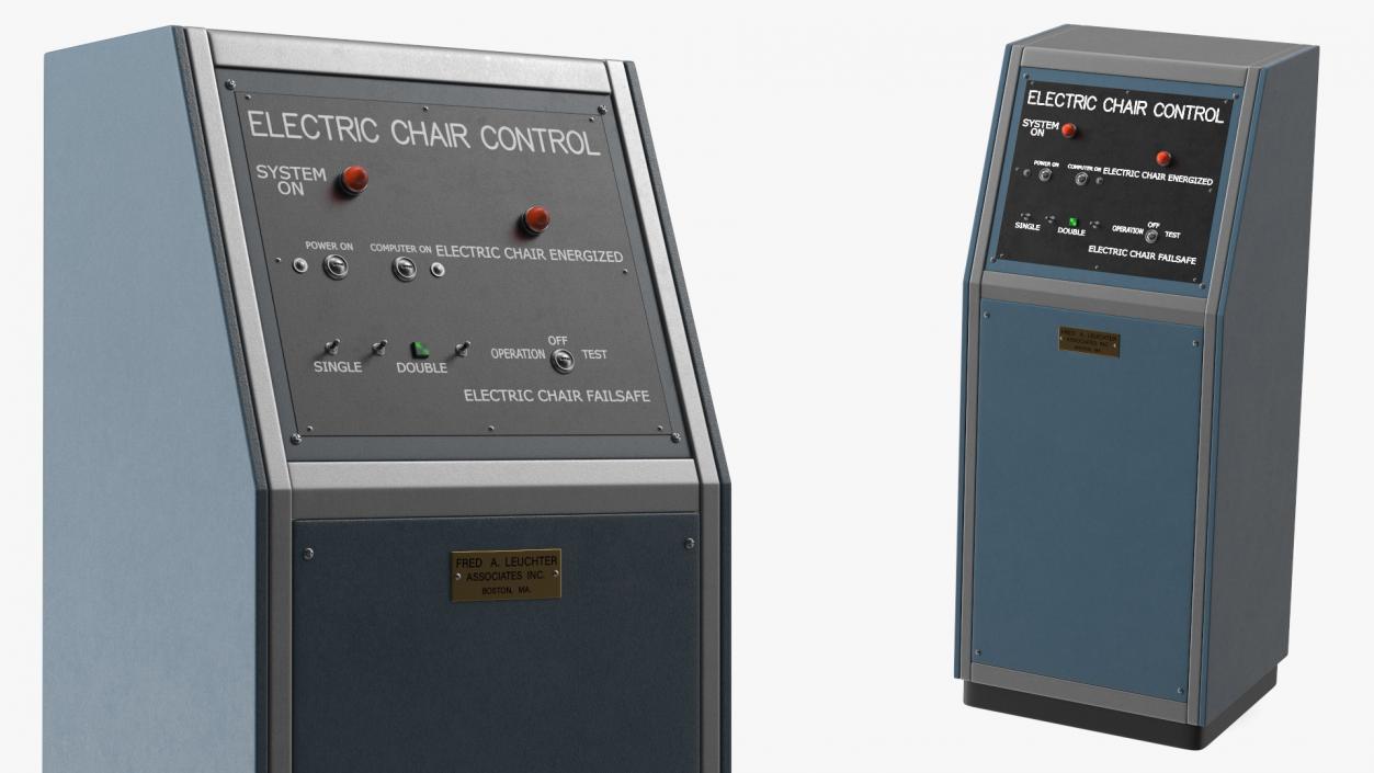 Fred Leuchter Electric Chair Control Panel 3D