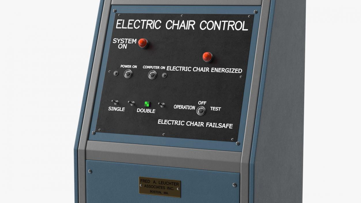Fred Leuchter Electric Chair Control Panel 3D