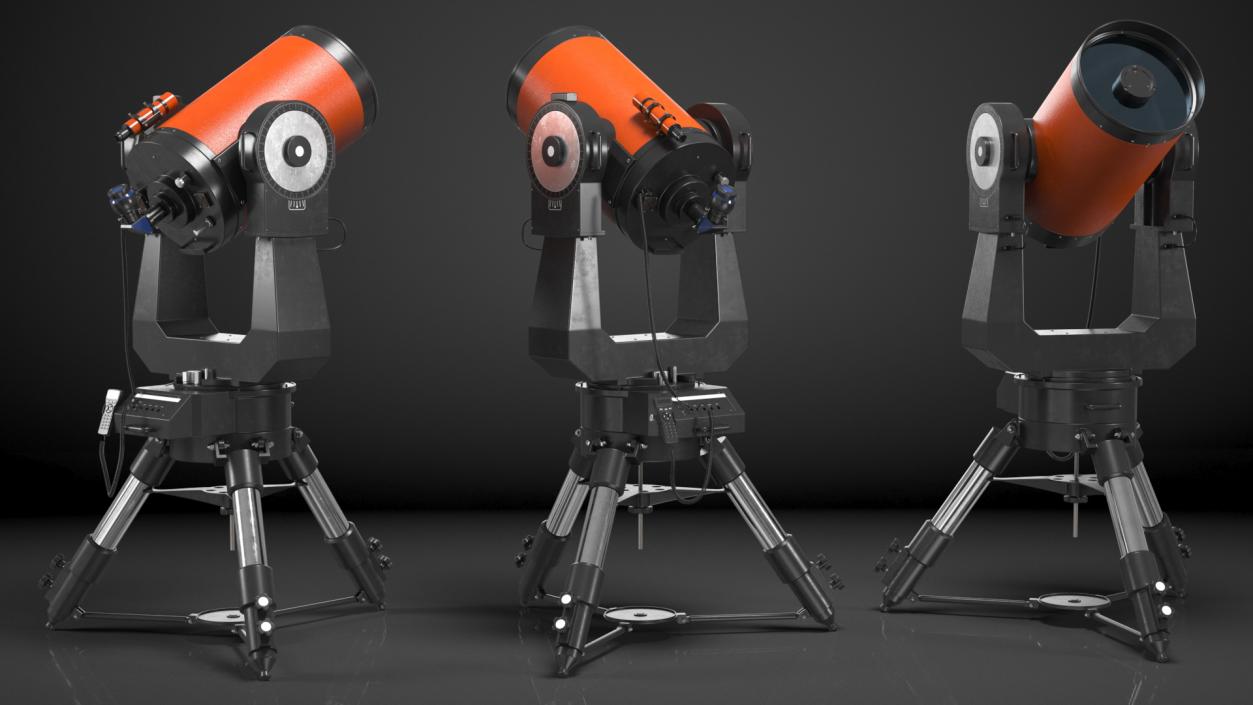 Telescope 16 Inch with Tripod 3D model
