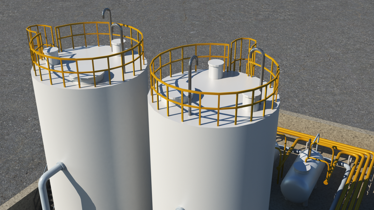 Factory Petrol 3D model