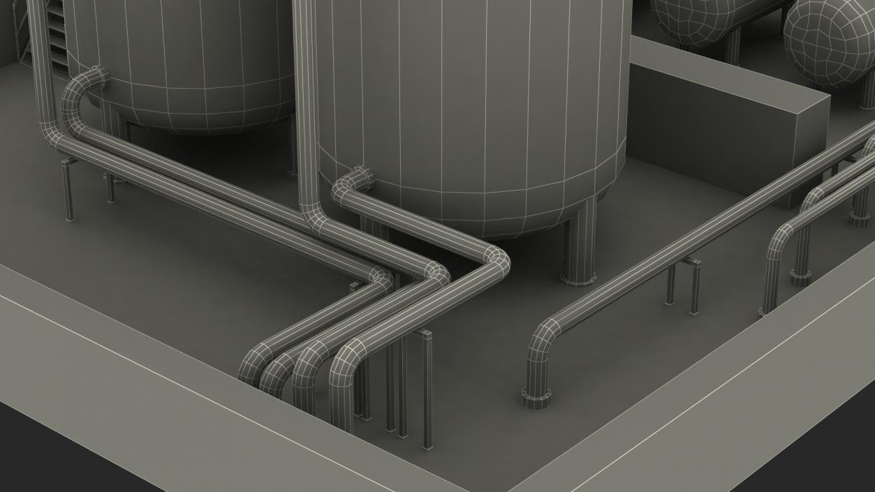 Factory Petrol 3D model