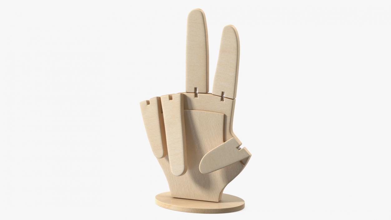 Peace Hand Symbol 3D