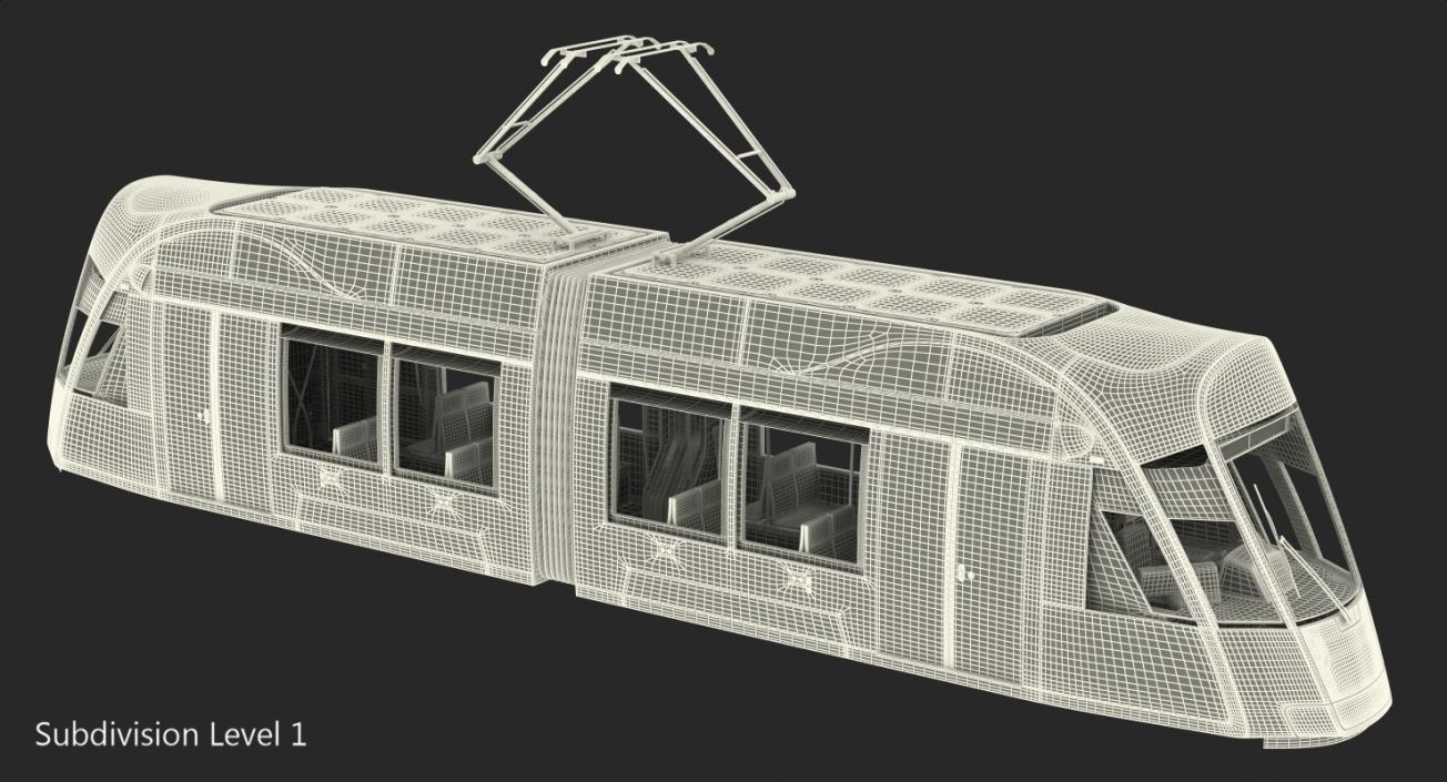 City Tram Generic 3D