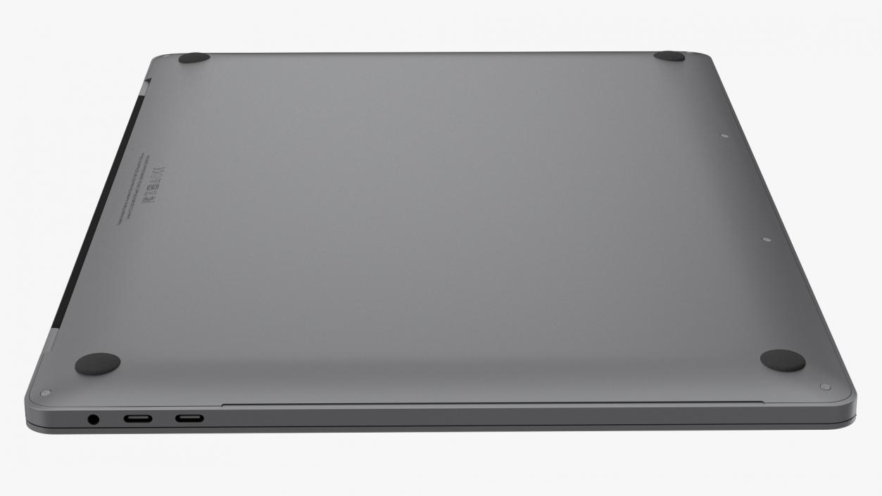 3D model Macbook Pro 16 inch Space Grey