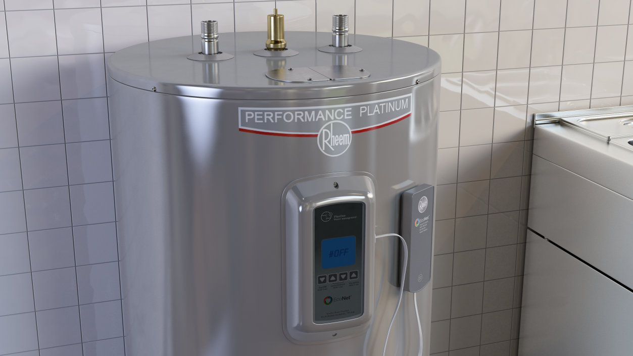 Rheem Performance Platinum 50gal Smart Tank Electric Heater 3D model