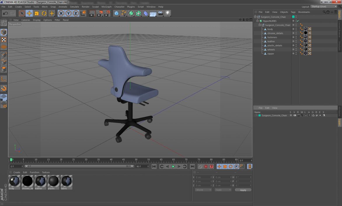 3D Surgeon Console Chair