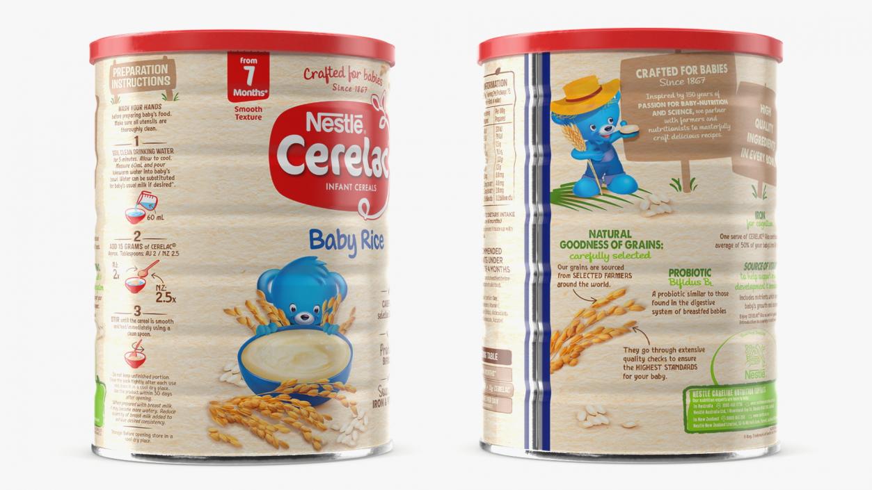Nestle Cerelac Baby Rice 3D model