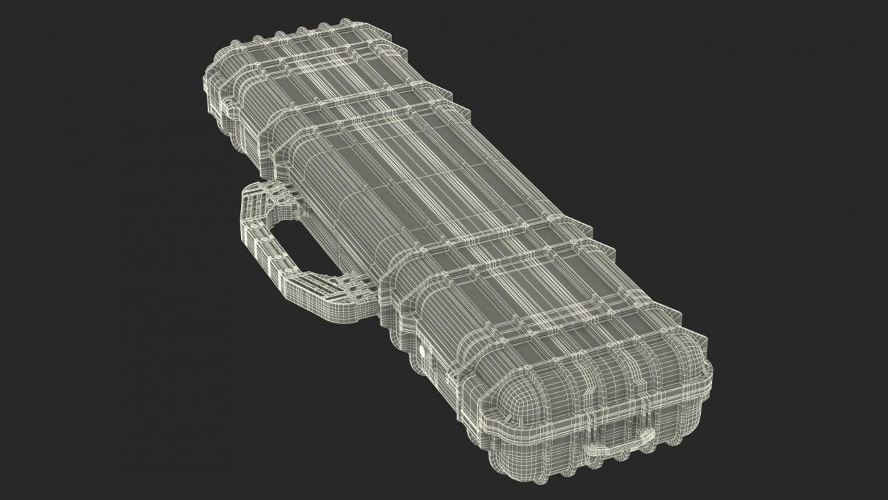 Waterproof Rifle Case Sand Color 3D