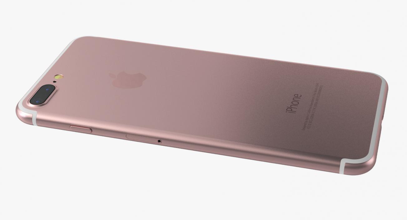 Apple IPhone 7 Plus Rose Gold 3D model