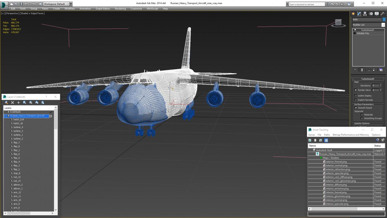 Russian Heavy Transport Aircraft 3D