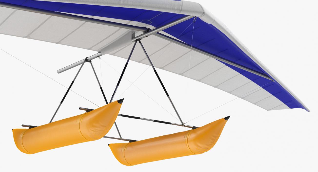 3D model Hang Glider with Inflatable Pontoon