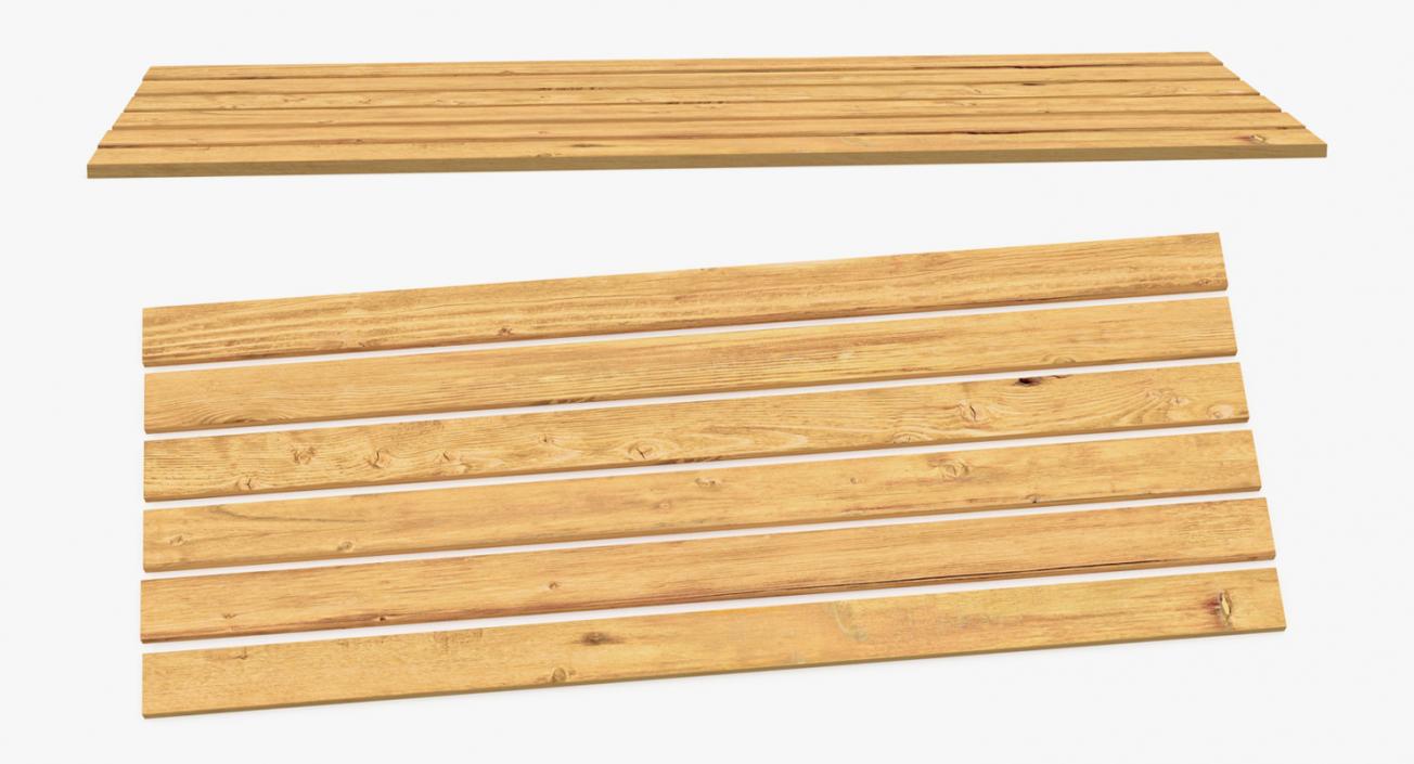 Wooden Planks Set 3D
