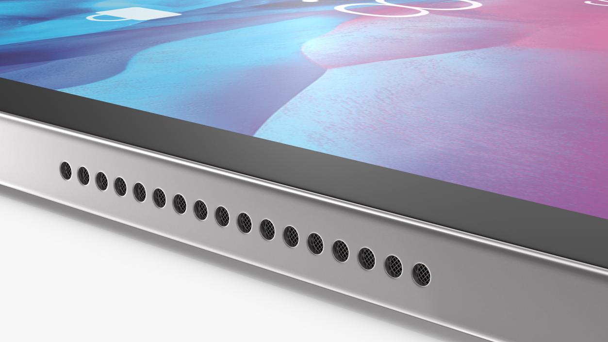 3D model iPad Pro 2020 12.9 inch Silver