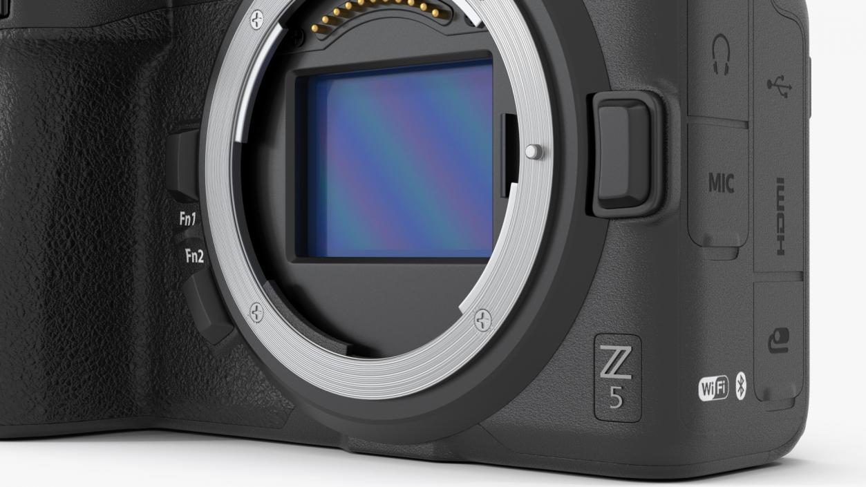 Mirrorless Digital Camera Nikon Z5 Body 3D model