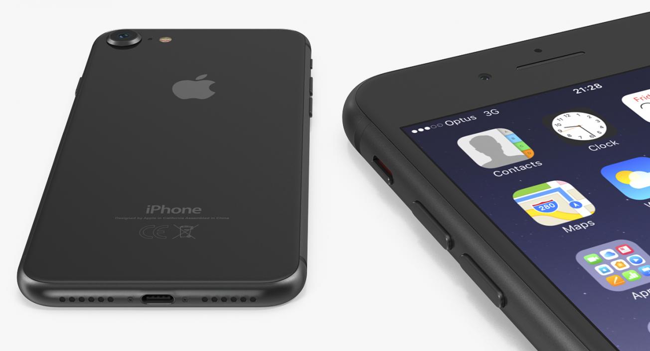 iPhone 8 Black 3D model
