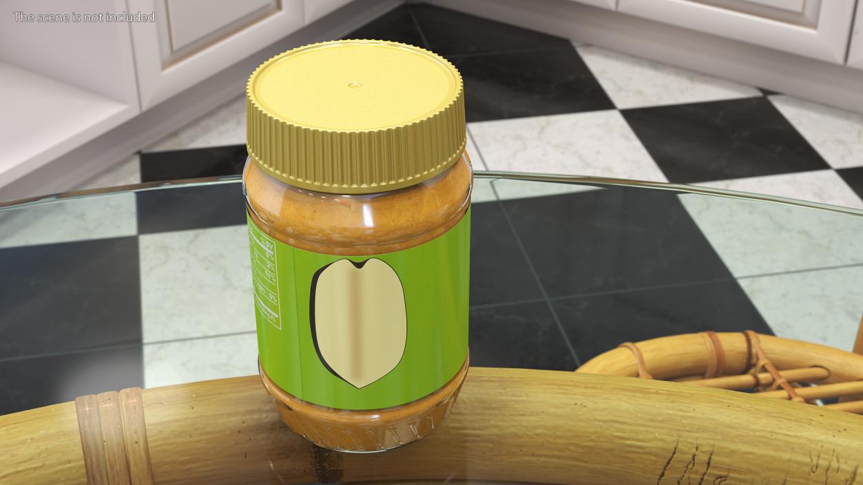 3D model Creamy Peanut Butter