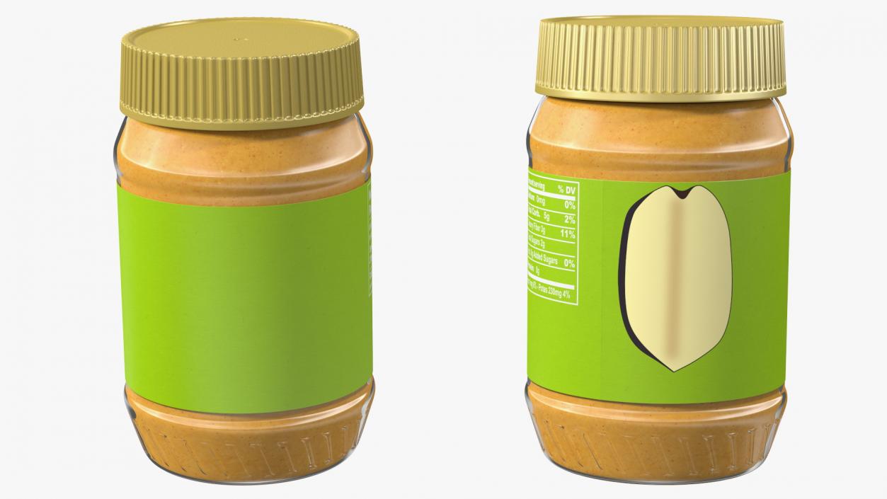 3D model Creamy Peanut Butter