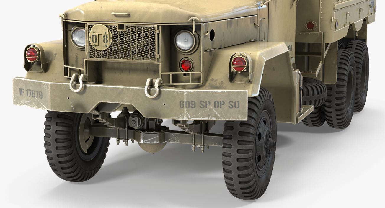 M109 Shop Van Desert Rigged 3D