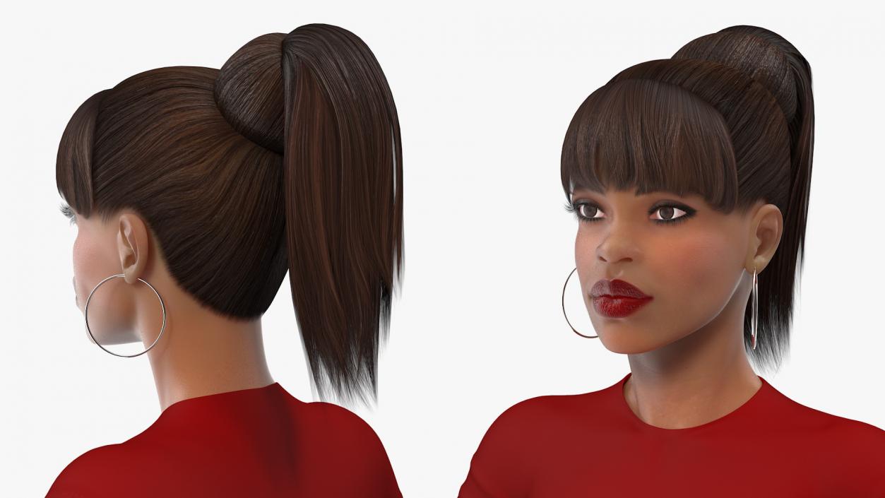 Light Skin City Style Woman Rigged 3D model