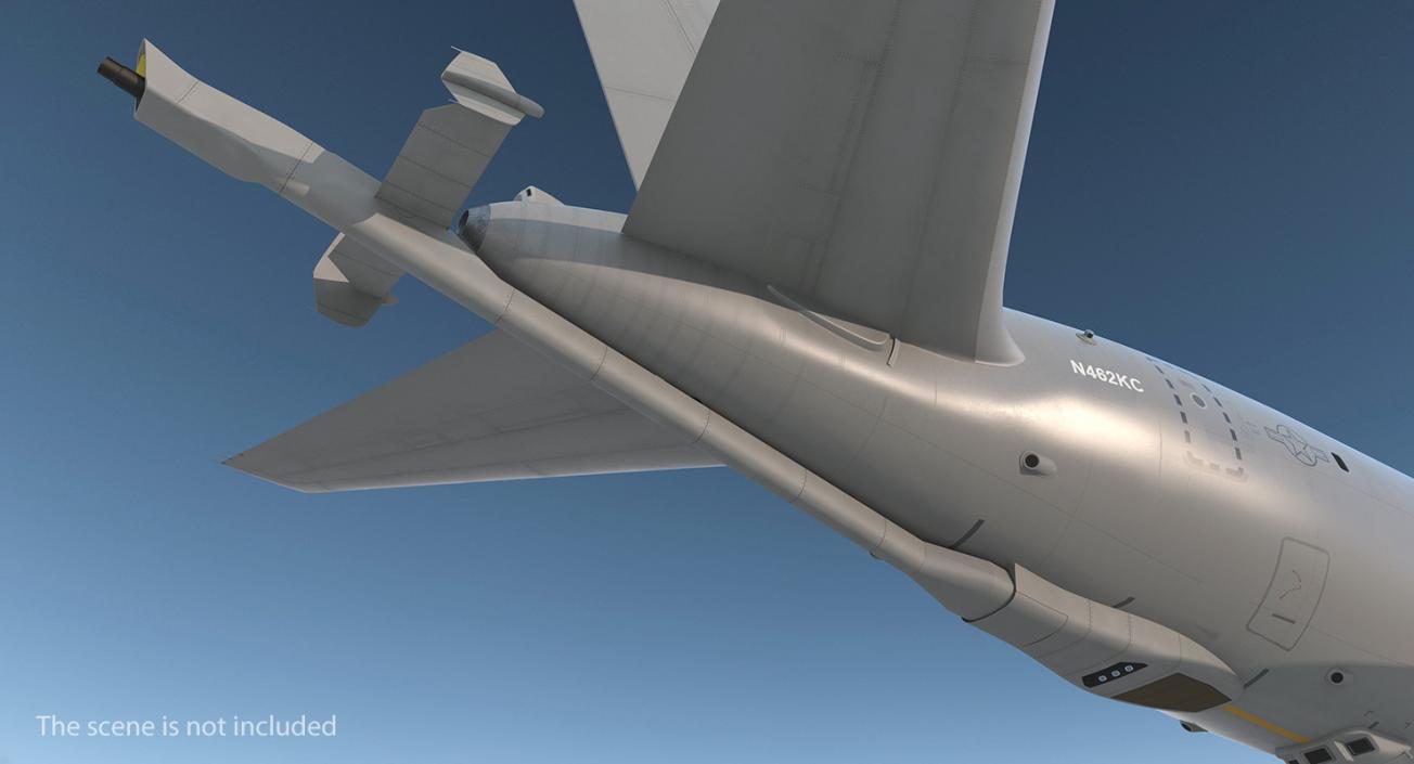 3D model Refueling Boom Extended Rigged