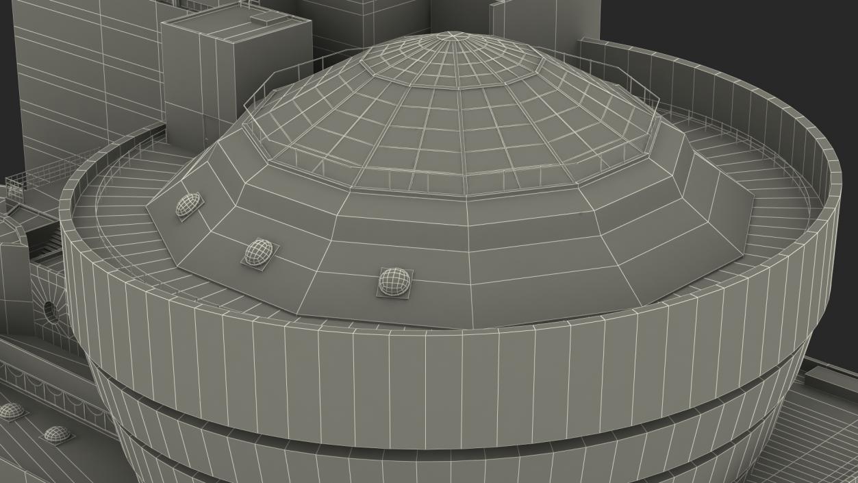 3D model Solomon Guggenheim Museum