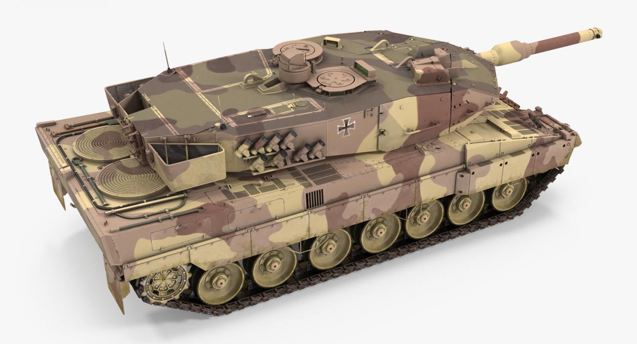 German Battle Tank Leopard 2A5 Desert 3D