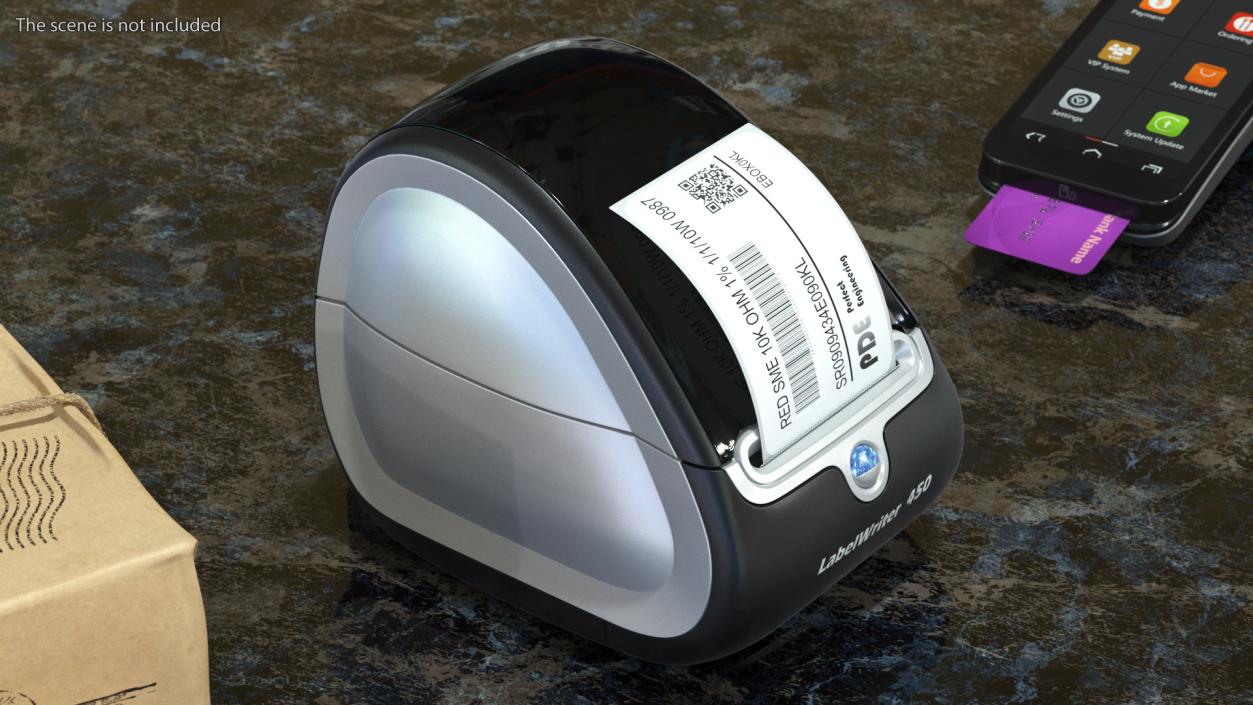 3D DYMO Label 450 Direct Thermal Printer with Barcode Label
