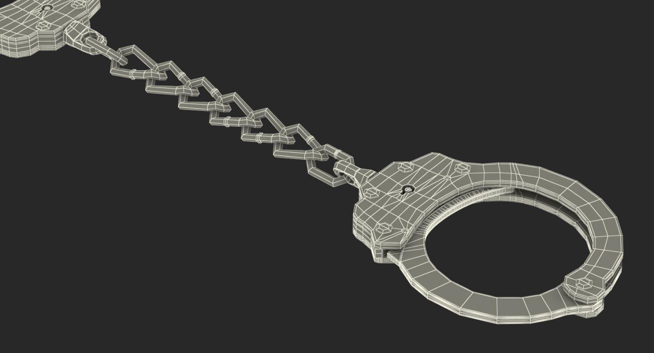 3D model Chain Link Handcuffs