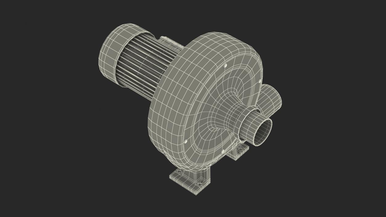 3D Turbine Air Blower model