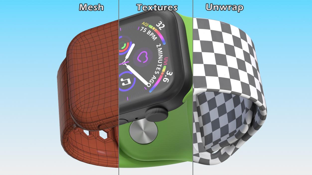 3D model Smartwatch with Band