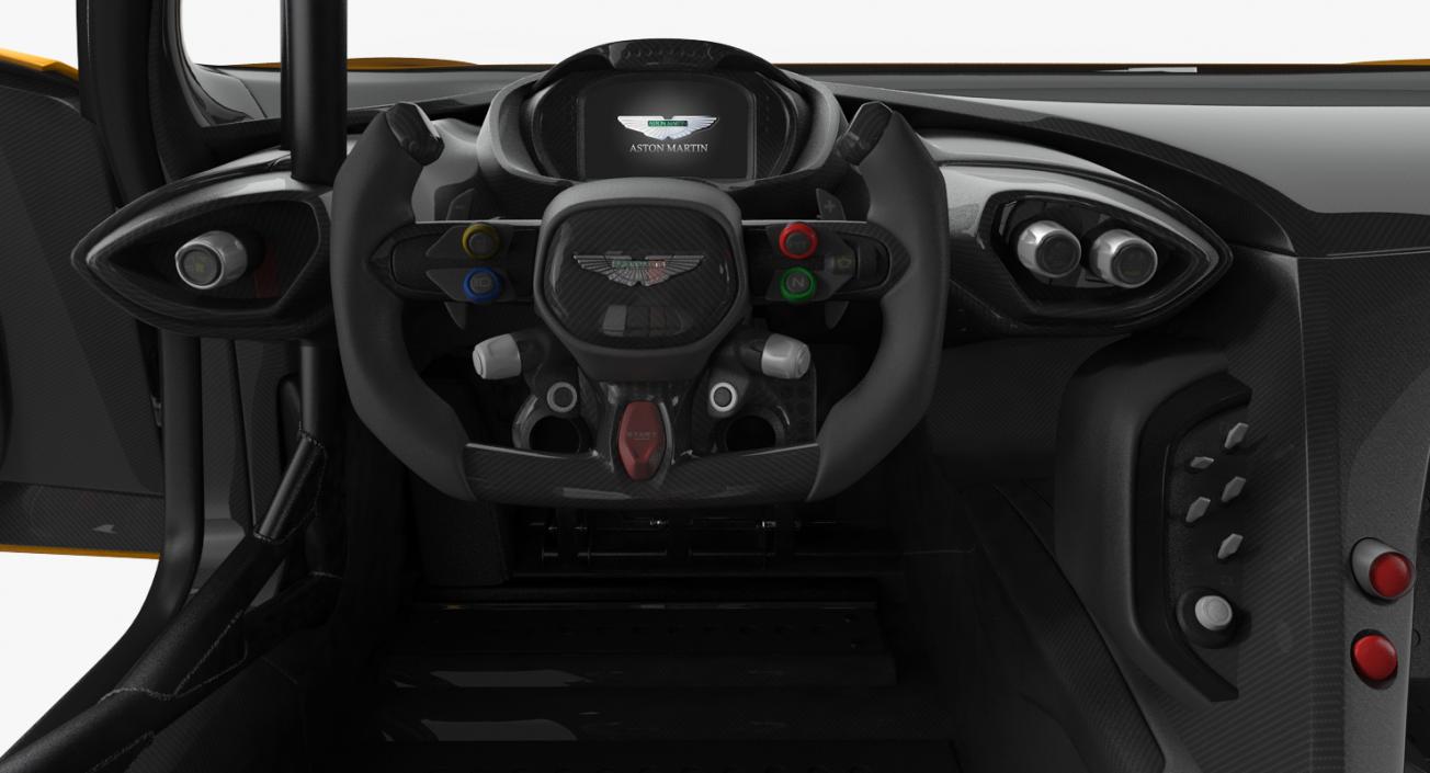 3D Aston Martin Vulcan 2016 Rigged