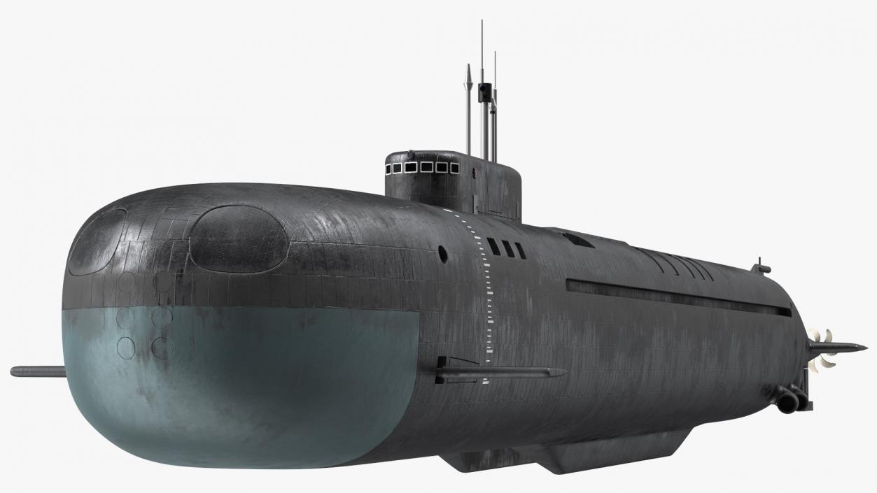 3D Russian Submarine Belgorod K-329 OSCAR II
