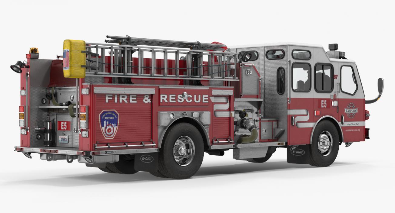 Eastside Fire Rescue E-One Quest Pumper 3D model