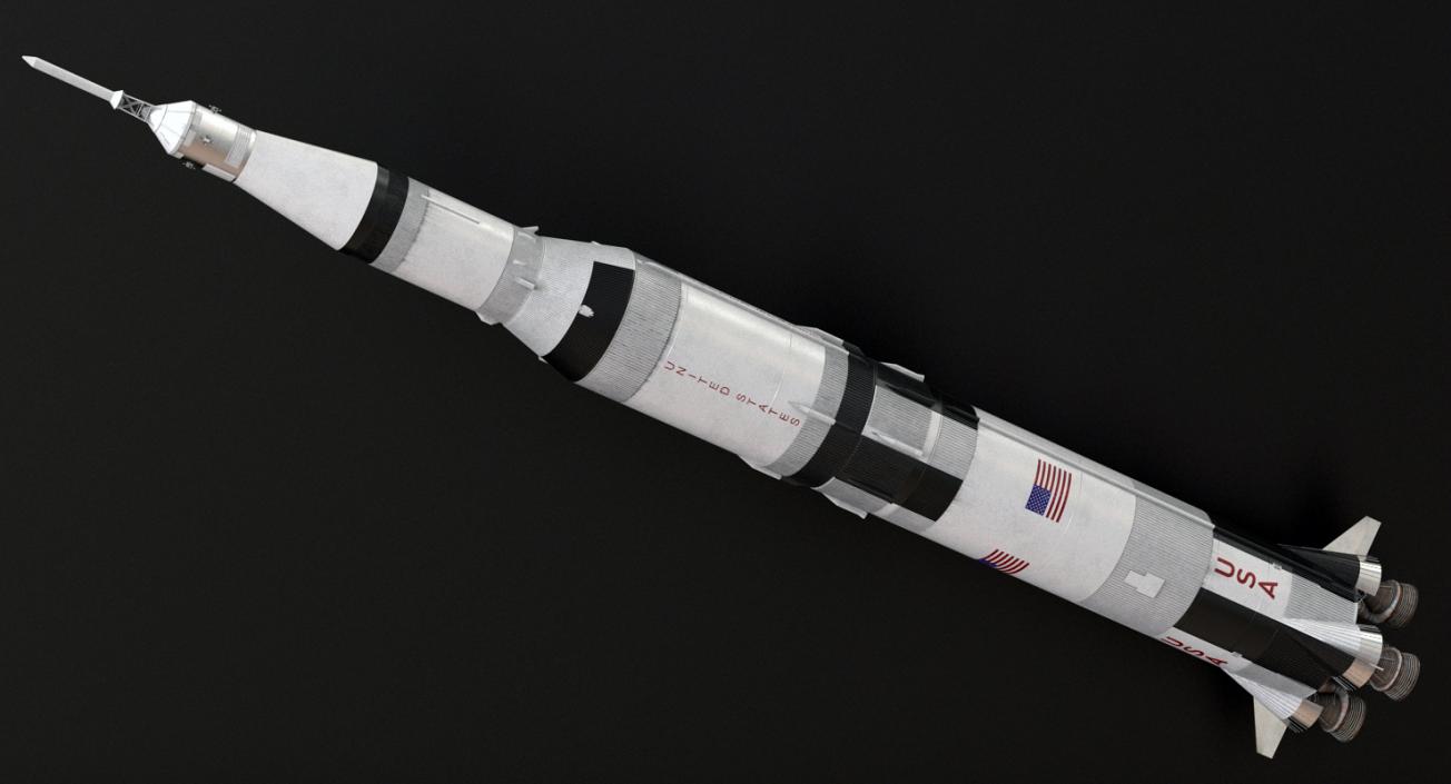 Super Heavy Saturn V Rocket 3D